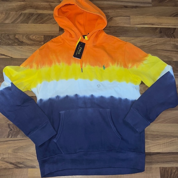 New Polo Ralph Lauren Tie Dye Hoodie - Picture 1 of 5
